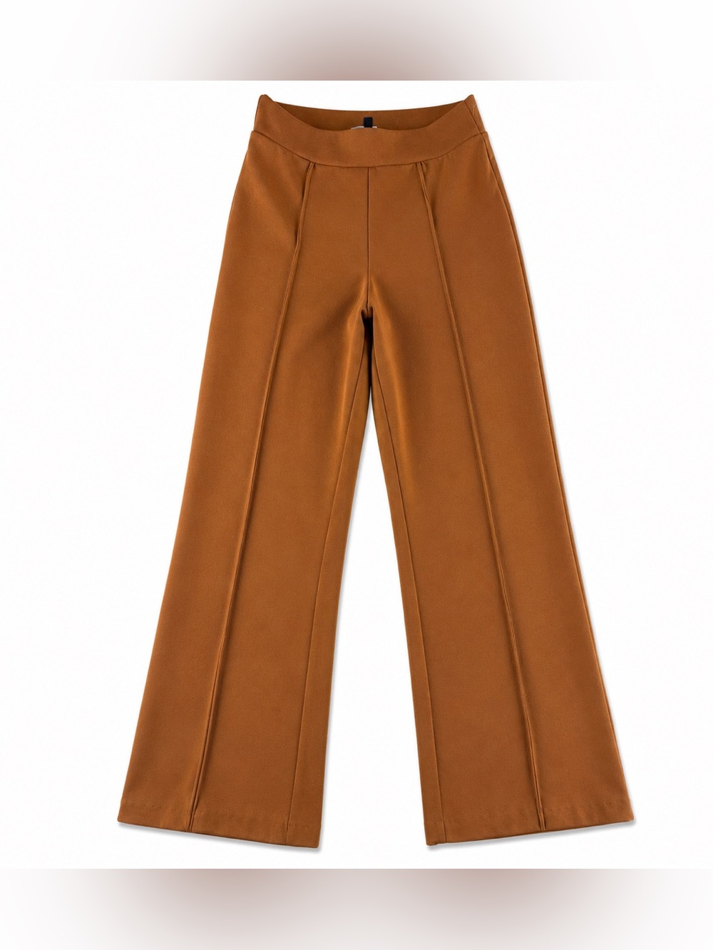 Papaya‎ Wide Leg Pants Women's Size S Brown High Waist Tailored Trousers